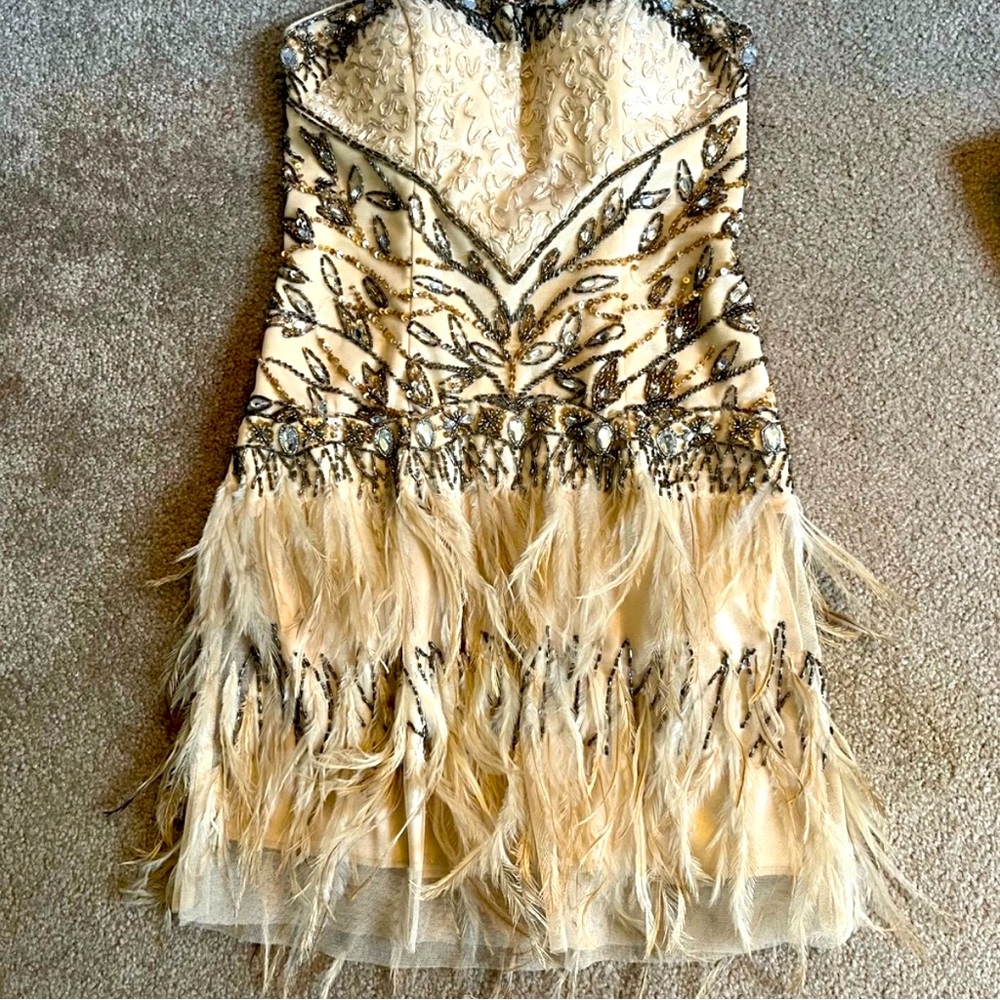 Sue Wong sequins mini dress size 6